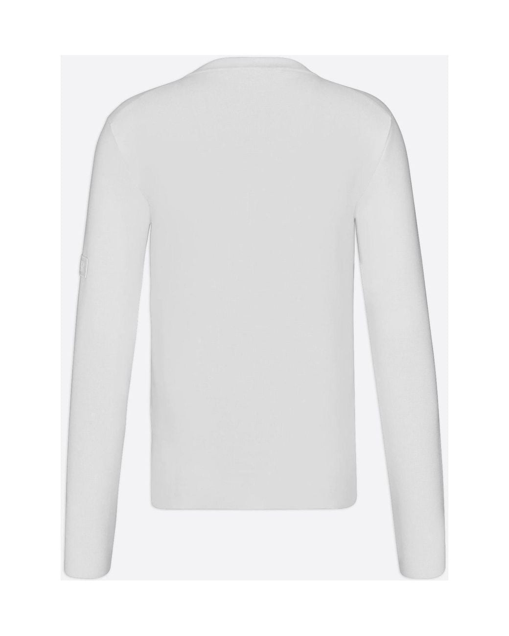 Dior White Logo Pullover for men