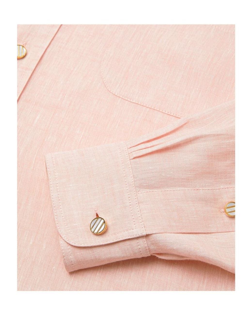 Loro Piana Pink Long-Sleeved Shirt Dress