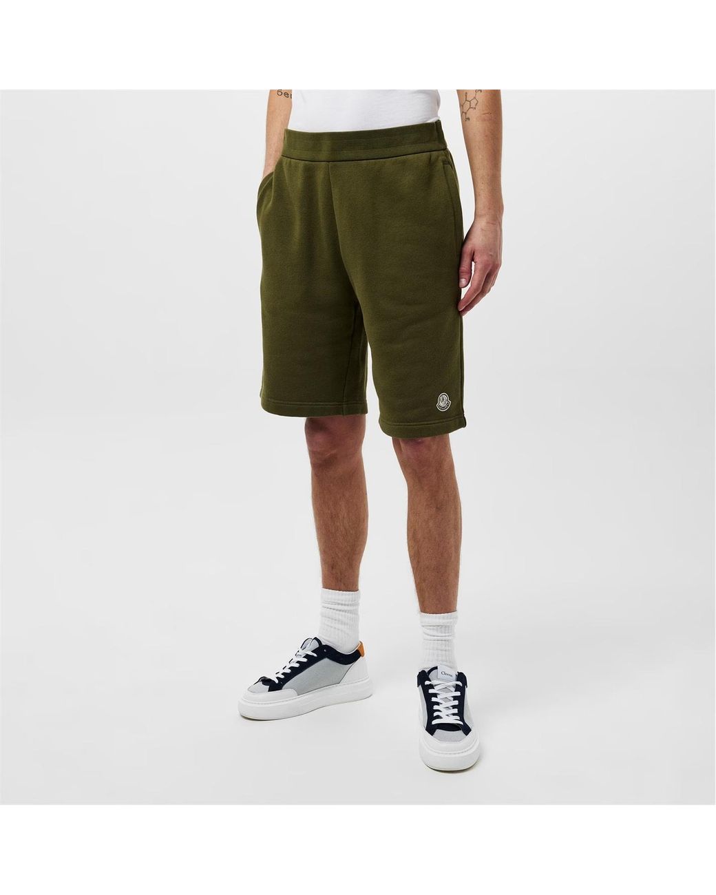 Moncler Green X Mercedes-Benz By Nigo Logo Shorts for men