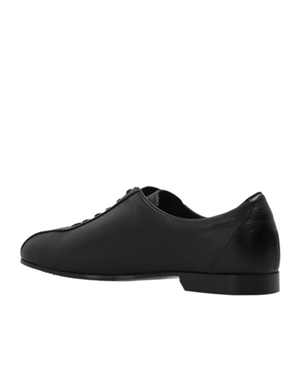 Jil Sander Black Minimal Lace-Up Shoes for men