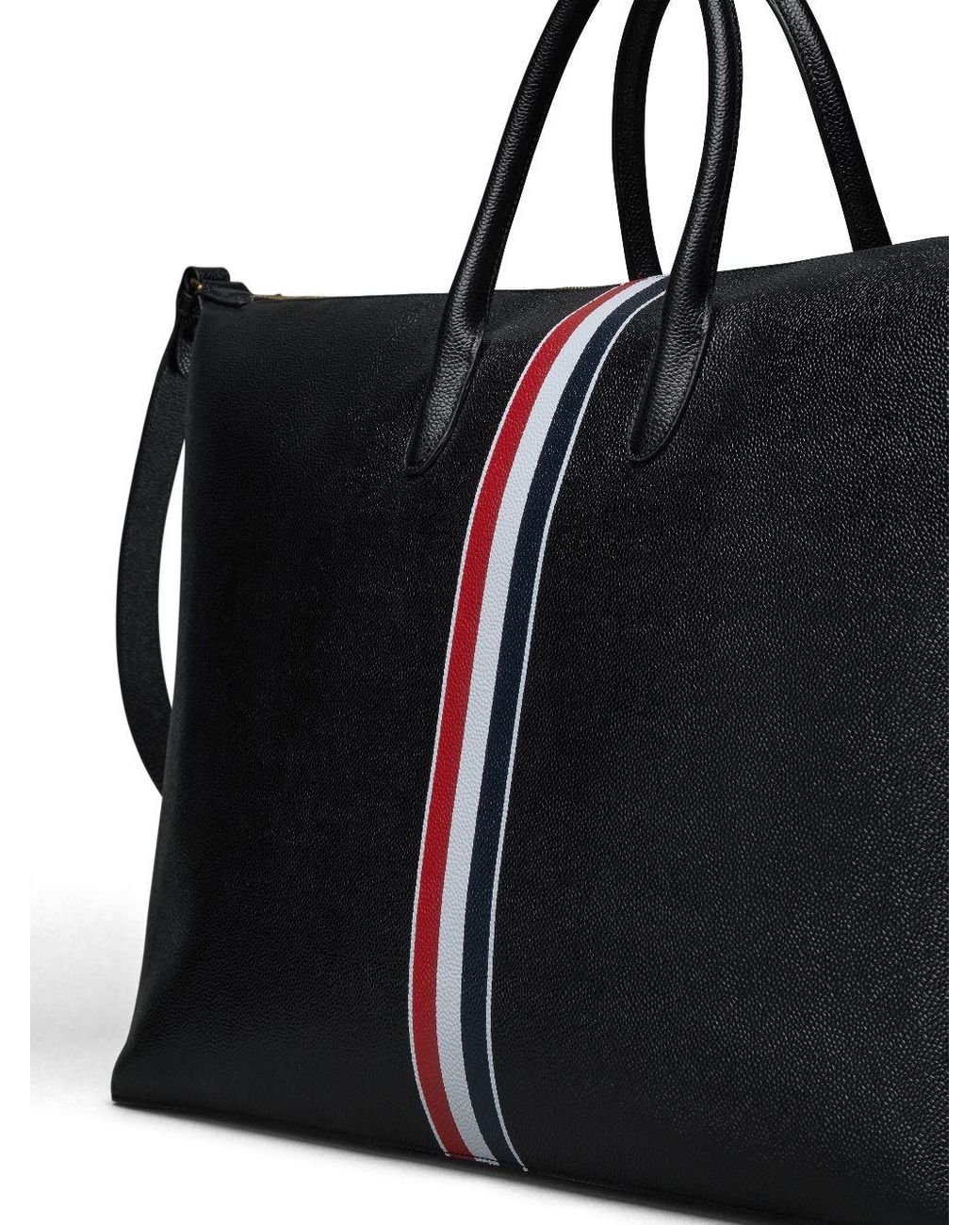 Thom Browne Black Duffle Bag for men