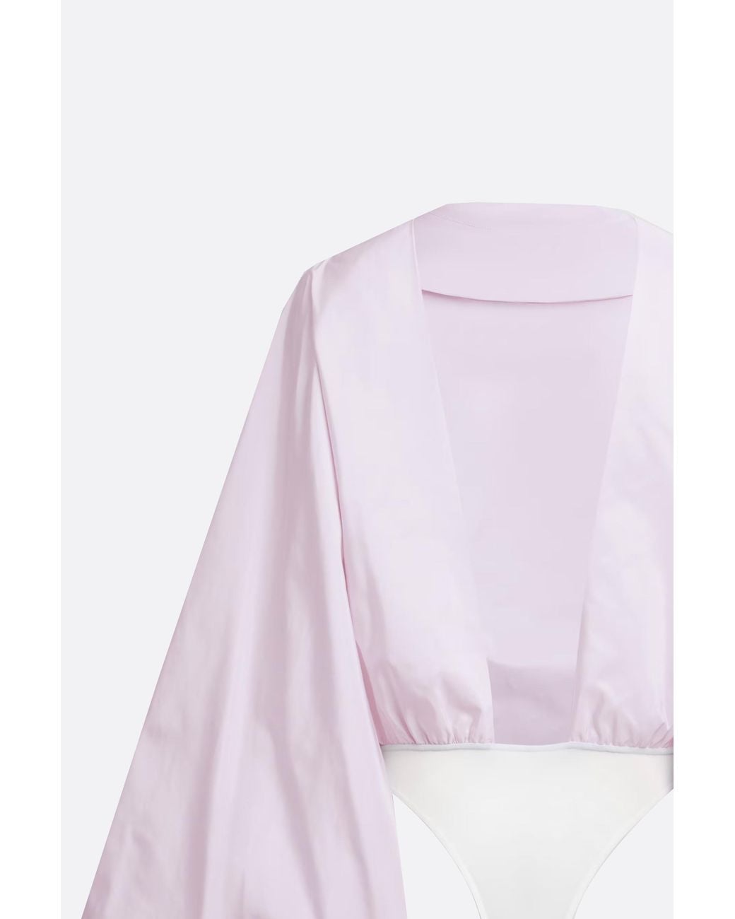 Alaïa Purple Alaïa Taffeta Body-Blouse
