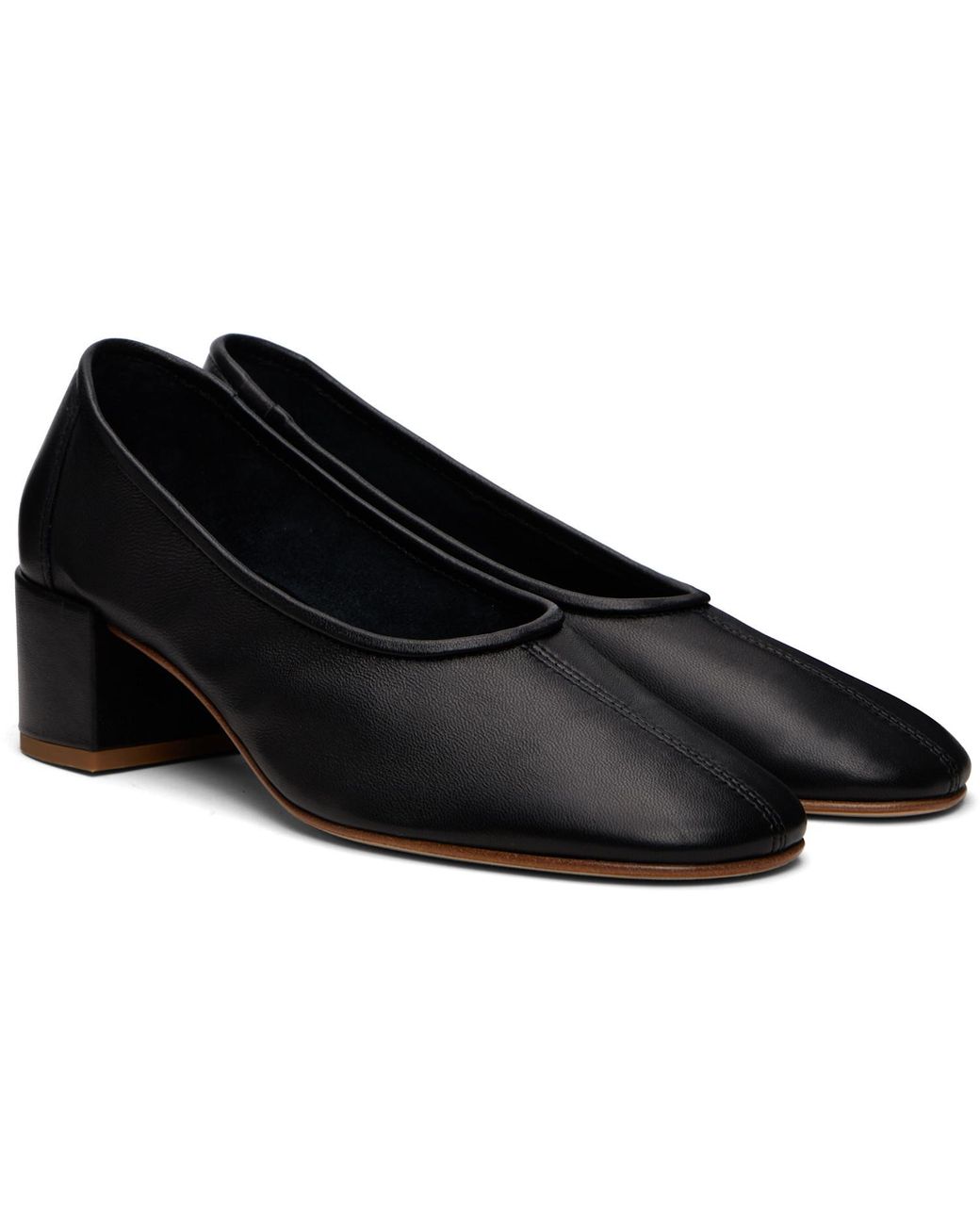 By Far Black Prudence 45 High Heels