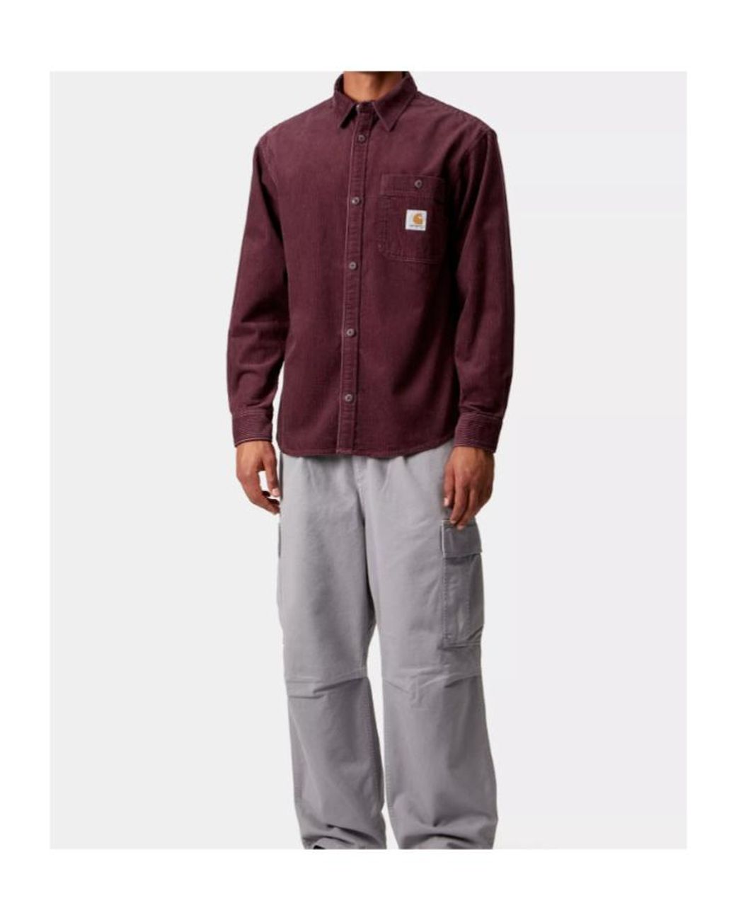 Carhartt Purple L/ Flint Shirt for men