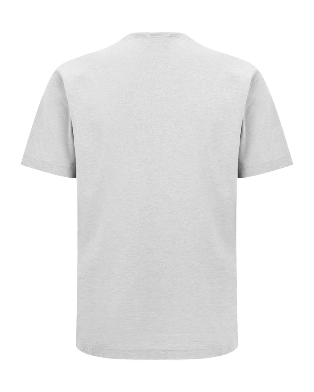 Stone Island White Crew-Neck Cotton T-Shirt for men