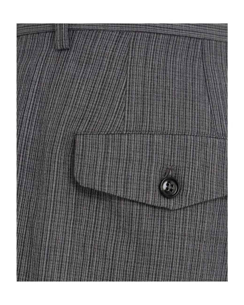Ann Demeulemeester Gray Leek Relaxed Wool Blend Bootcut Pants for men