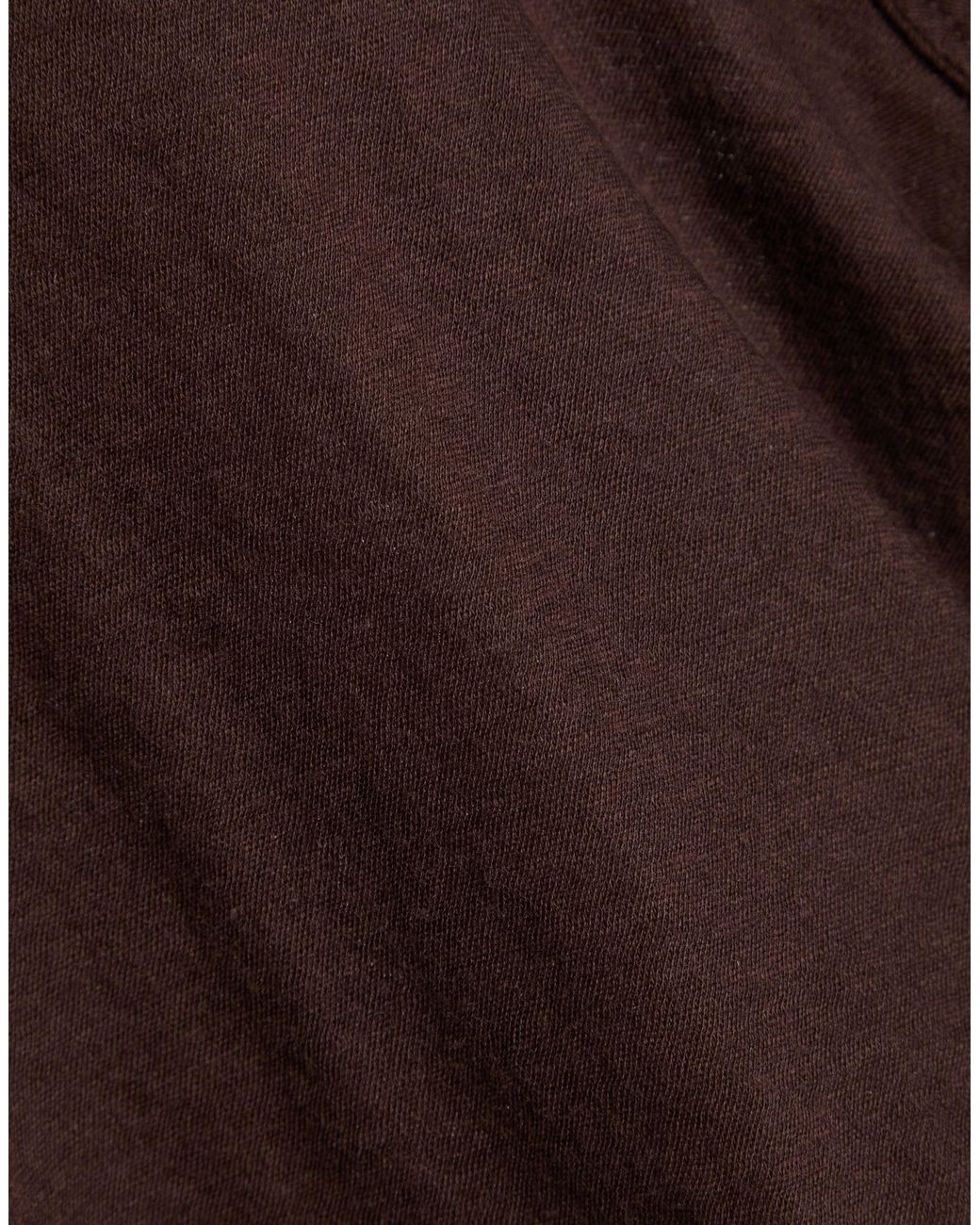 Rick Owens Brown Solid Color Tops