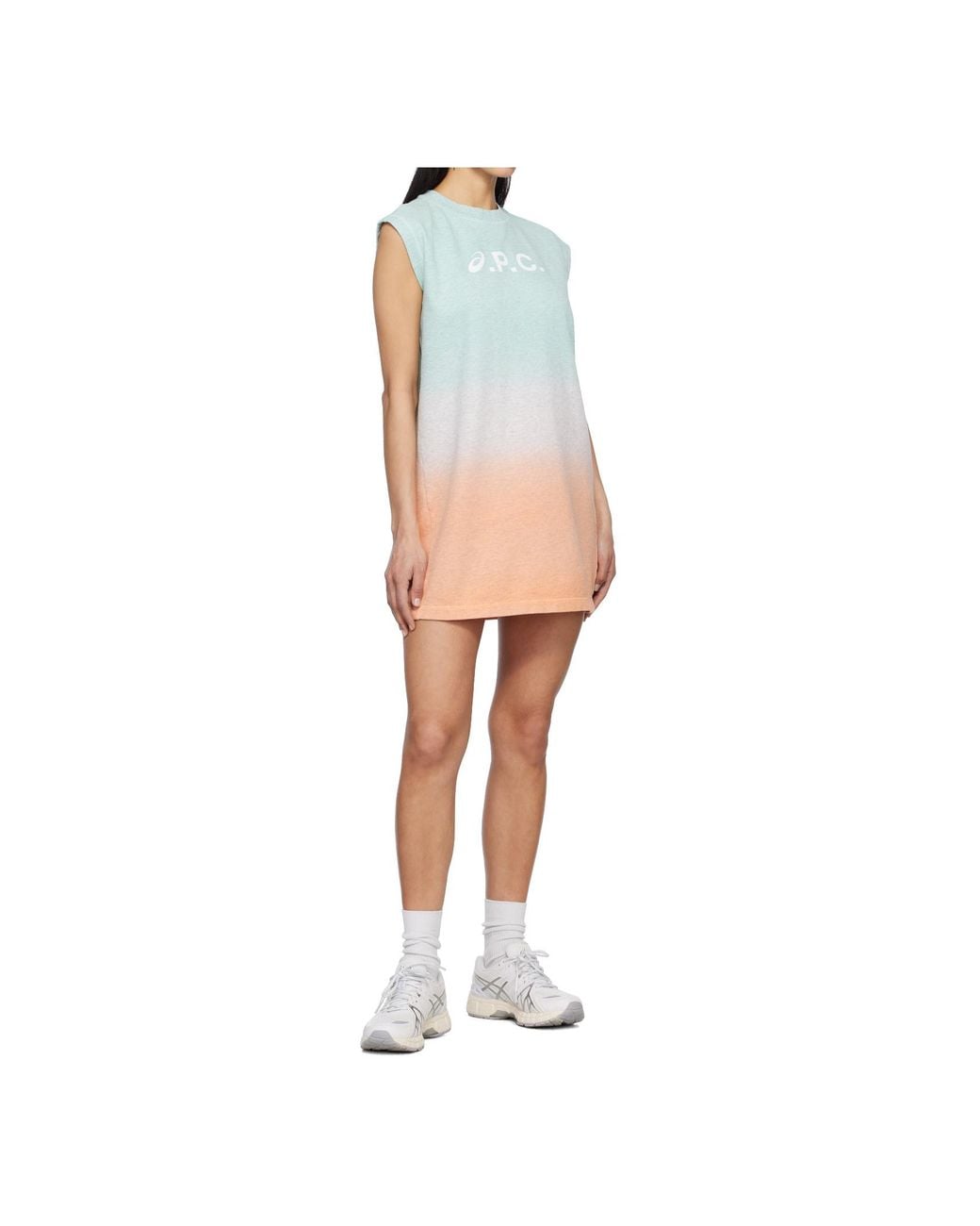 A.P.C. White Valey Mini Dress