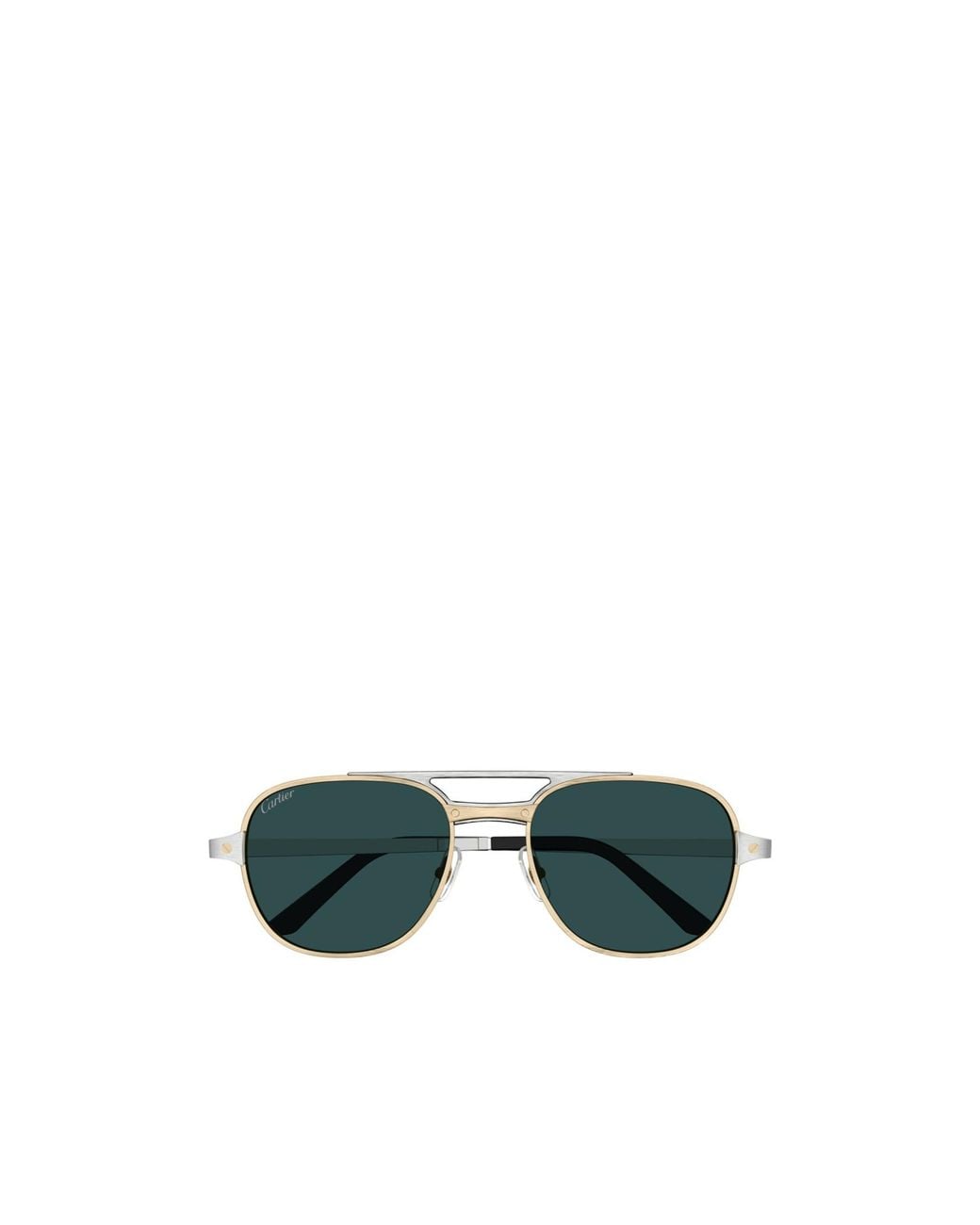 Cartier Green Aviator Frame Sunglasses for men