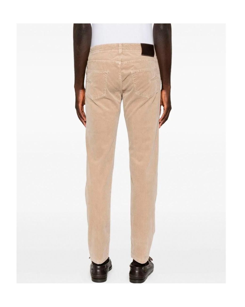 Barba Napoli Natural Barba 5-Pocket Corduroy Jeans for men
