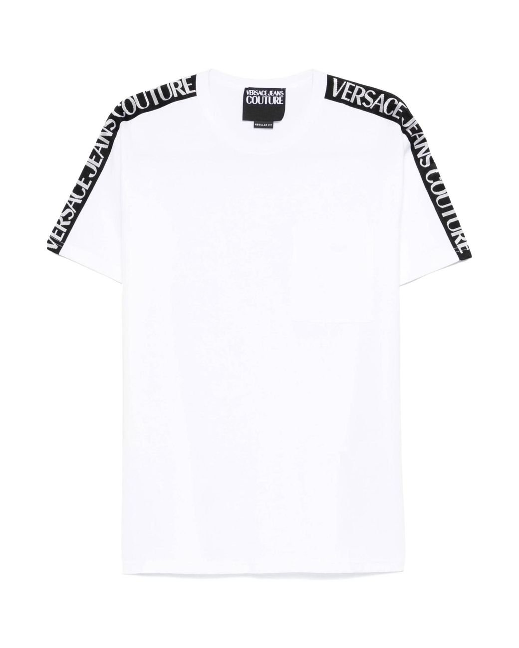 Versace Jeans White Couture Logo Sleeve T-Shirt for men