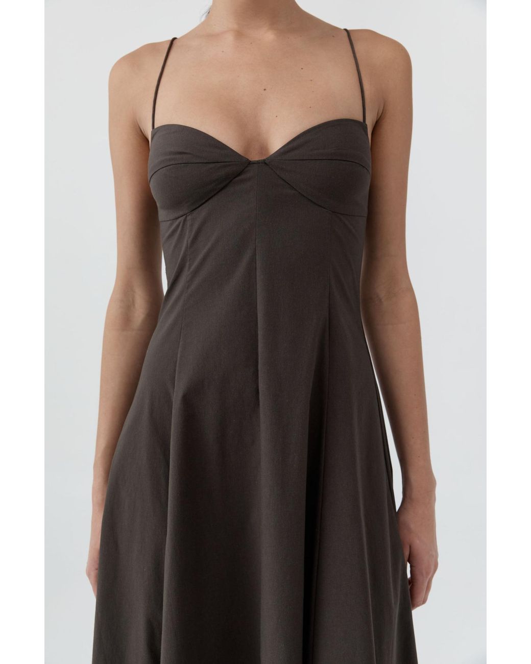 St. Agni Brown Cami ドレス