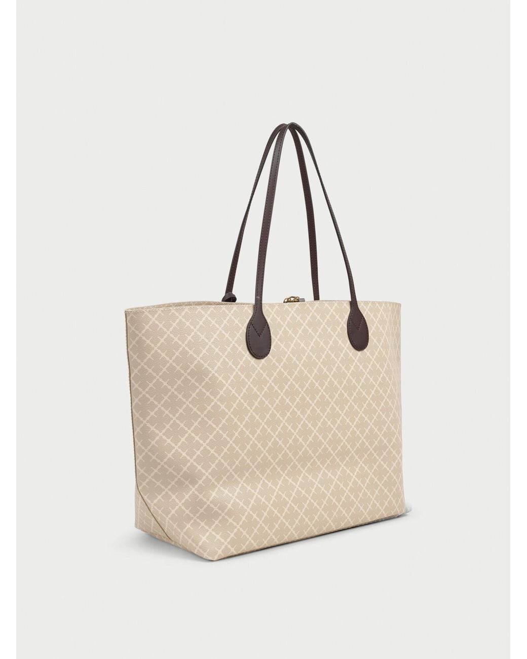 By Malene Birger Natural Abi Logo Tote Bag