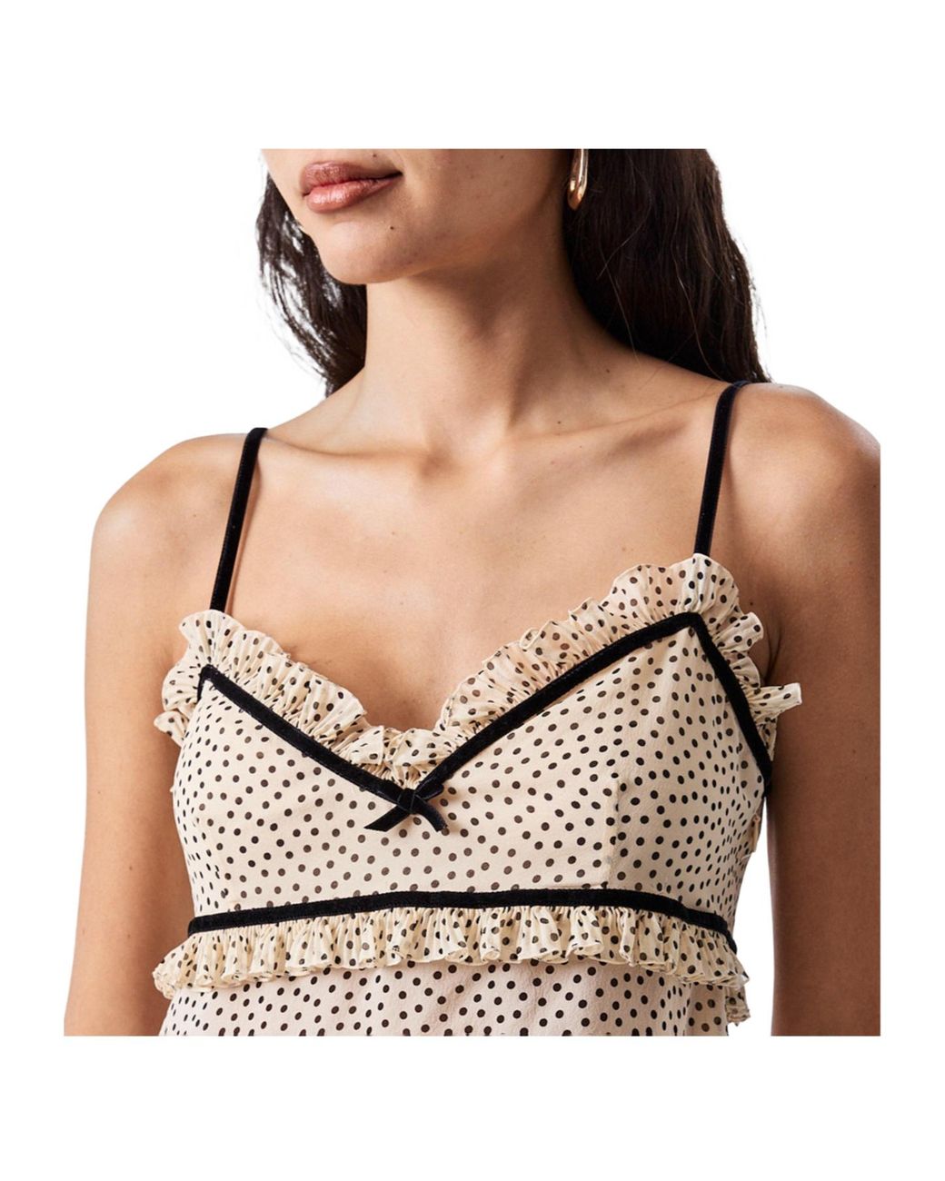 Valentino Multicolor Sheer Camisole Top