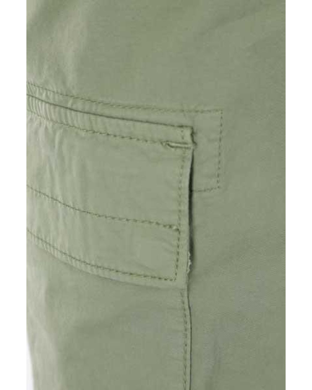 Stone Island Green Logo Patch Cargo Pants for men