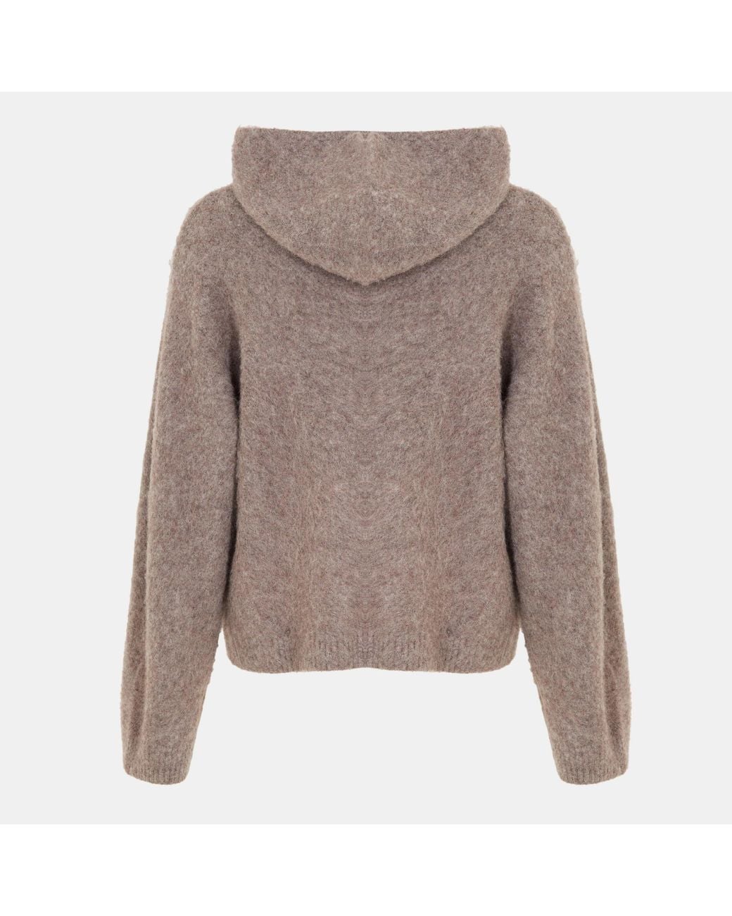 Represent Brown Hooded Knitted Sweater for men