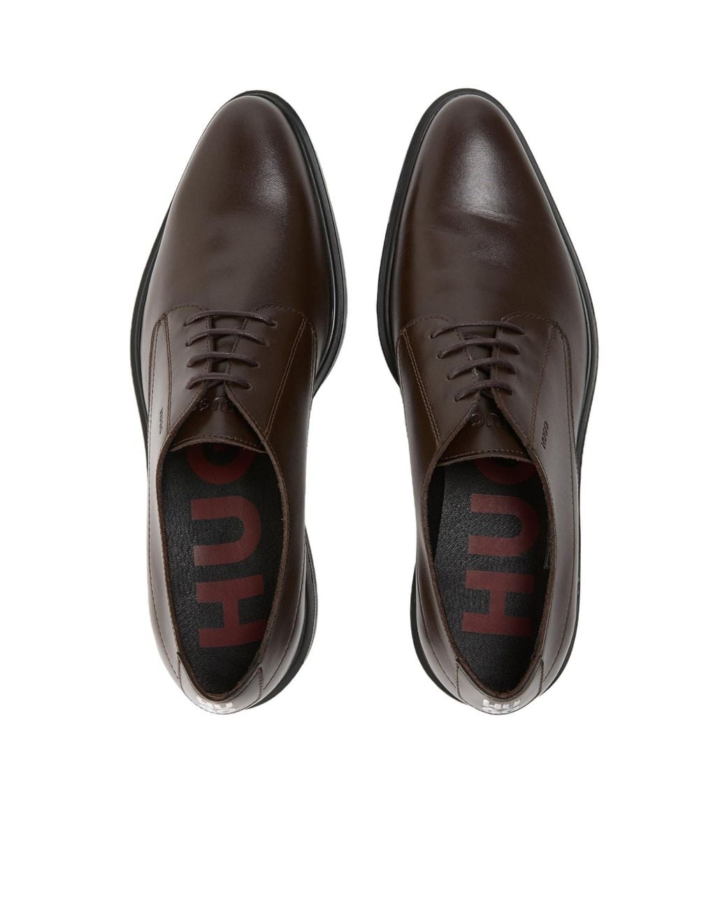 Boss Brown Solid Color Loafers for men