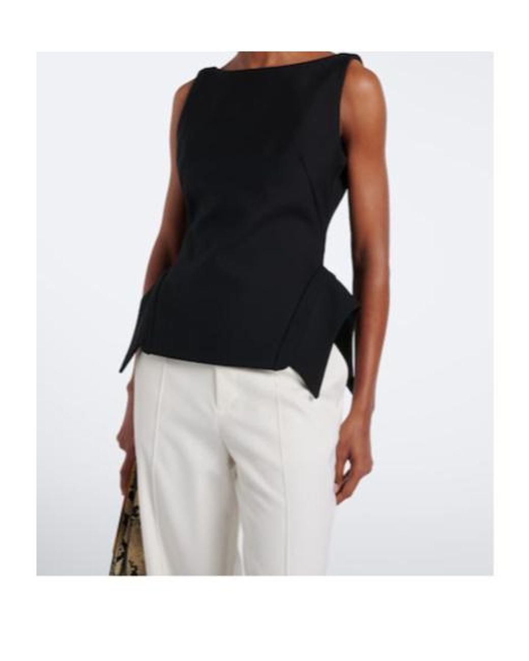 Rohe Black Wool-Blend Top