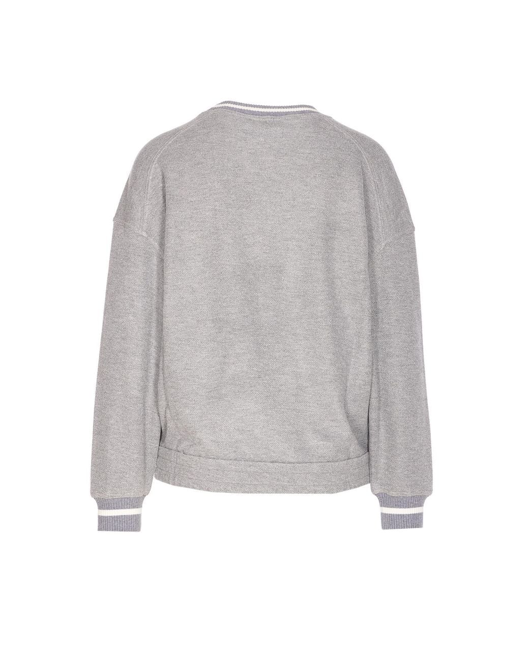 Brunello Cucinelli Gray Sweaters