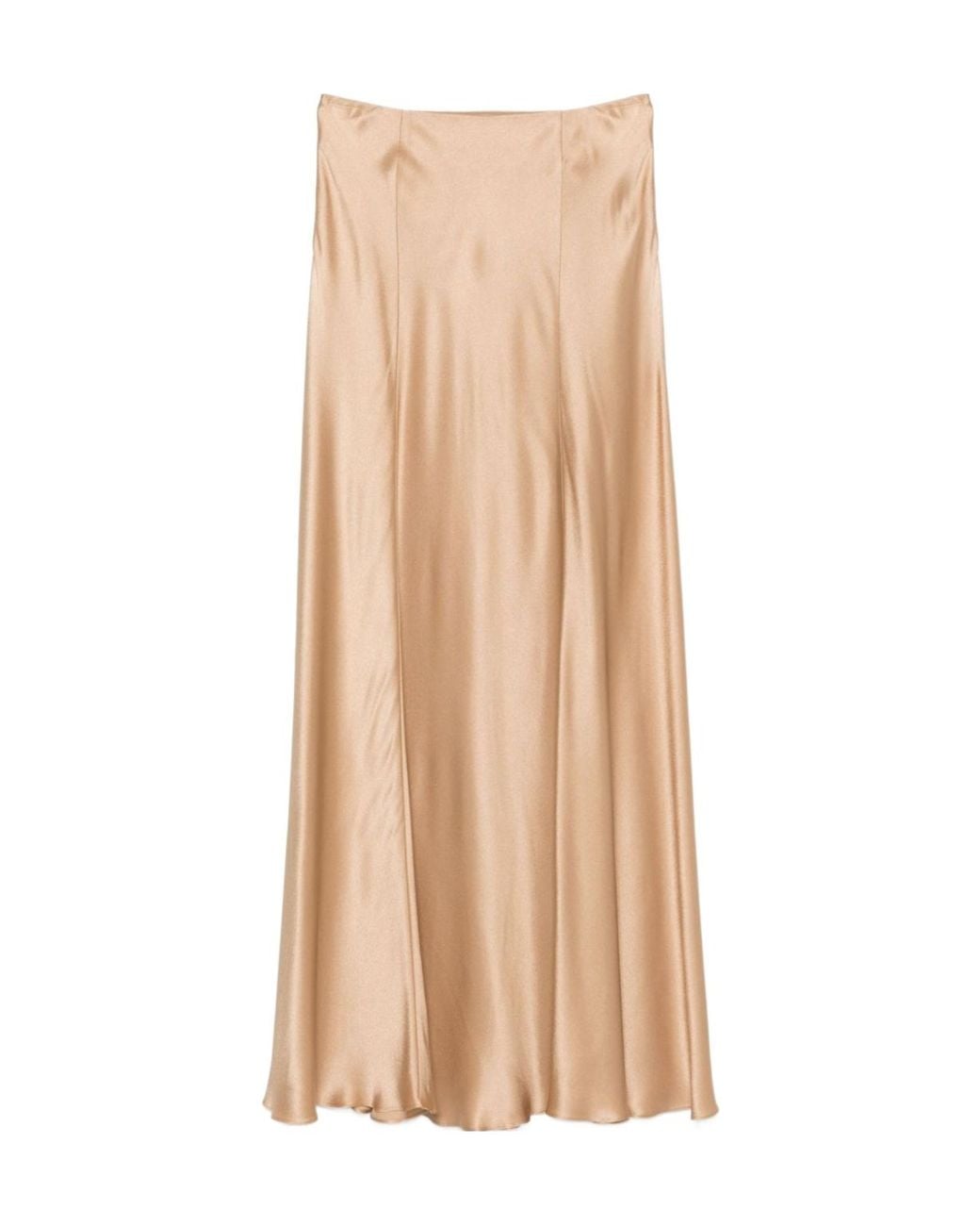 Alberta Ferretti Natural Maxi Skirt