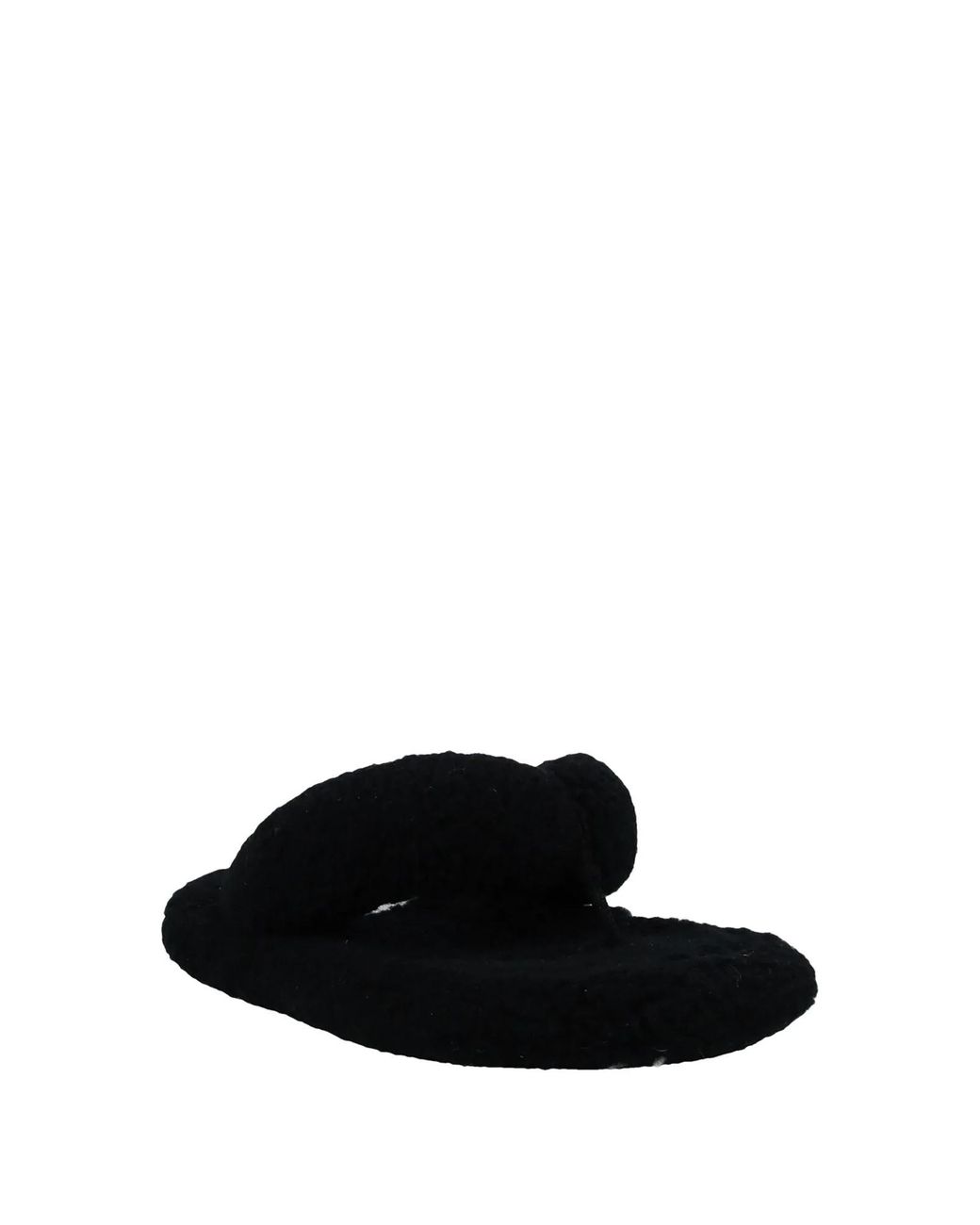 MM6 by Maison Margiela Black Minimalist Flip-Flops