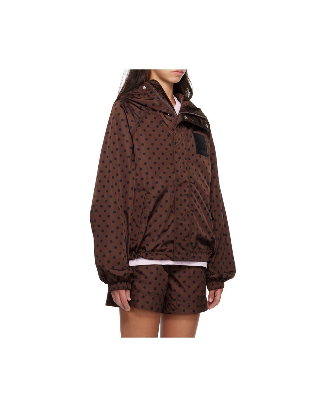 Ganni Brown Polyamide Nylon Jacket