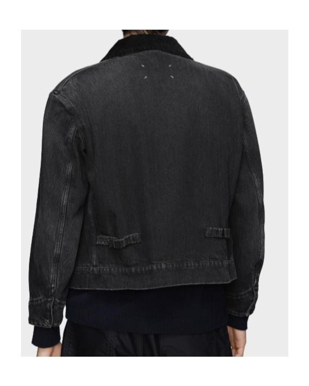 Maison Margiela Black Denim Jacket for men