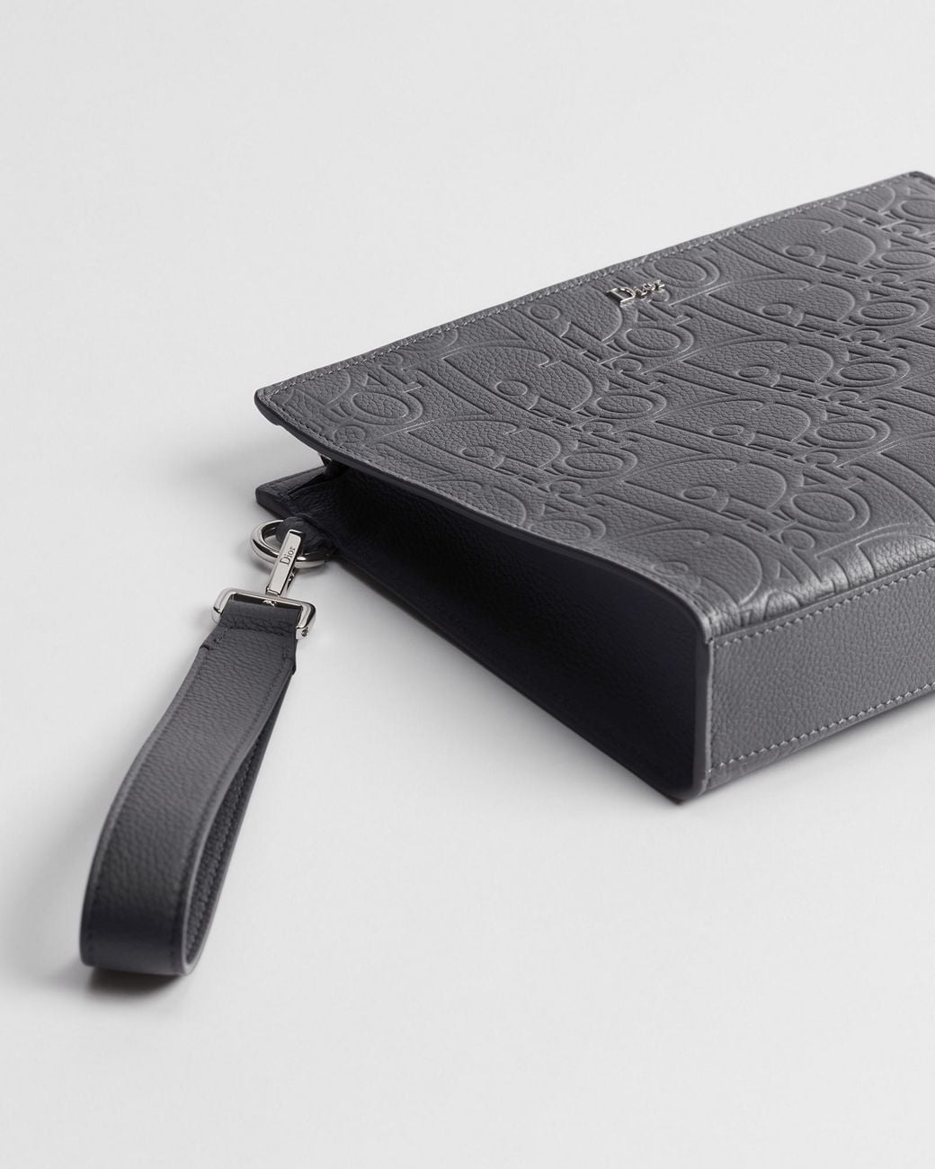 Dior Gray A5 Triangle Pouch for men