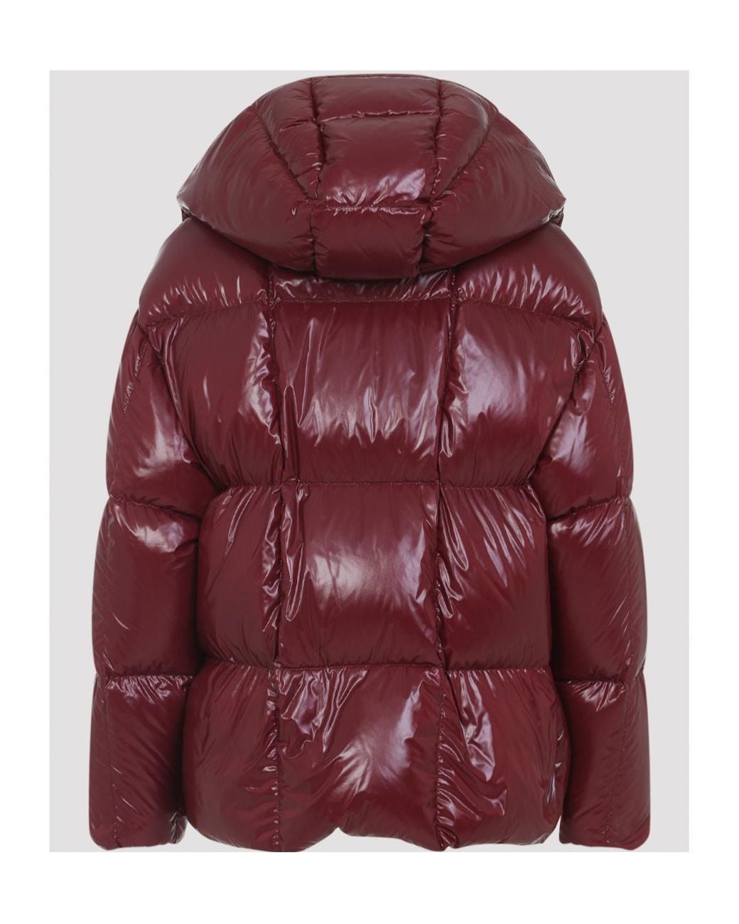 Moncler Purple Parana Hooded Short Down Jacket