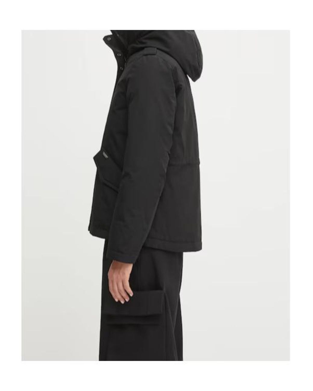 Woolrich Black Down Jacket Military