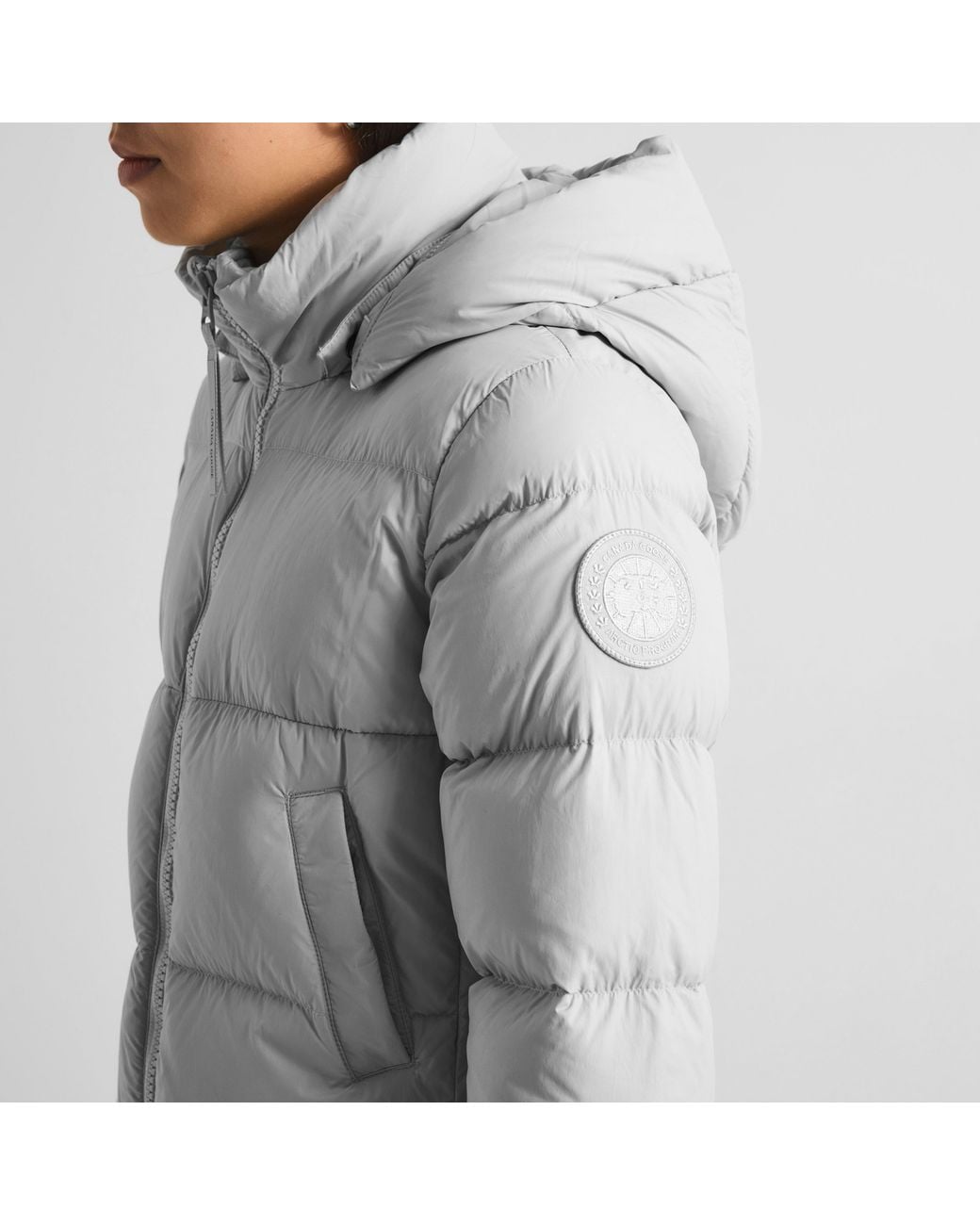 Canada Goose Gray Down Long Puffer Jacket