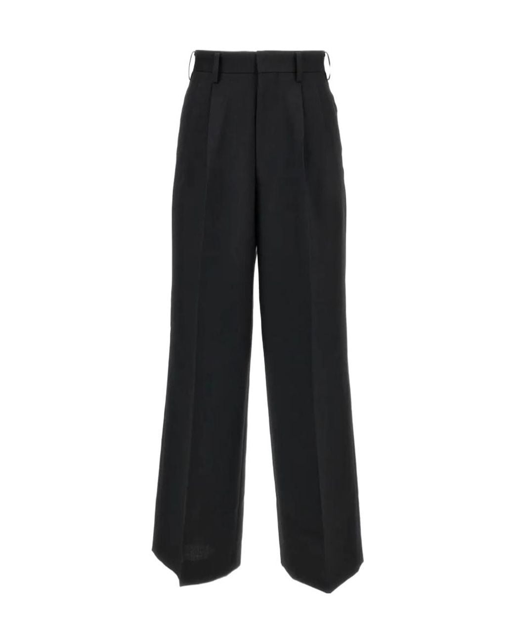 Junya Watanabe Black Pleated Trousers