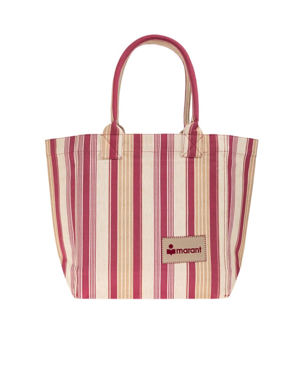 Isabel Marant Pink Striped Handbag