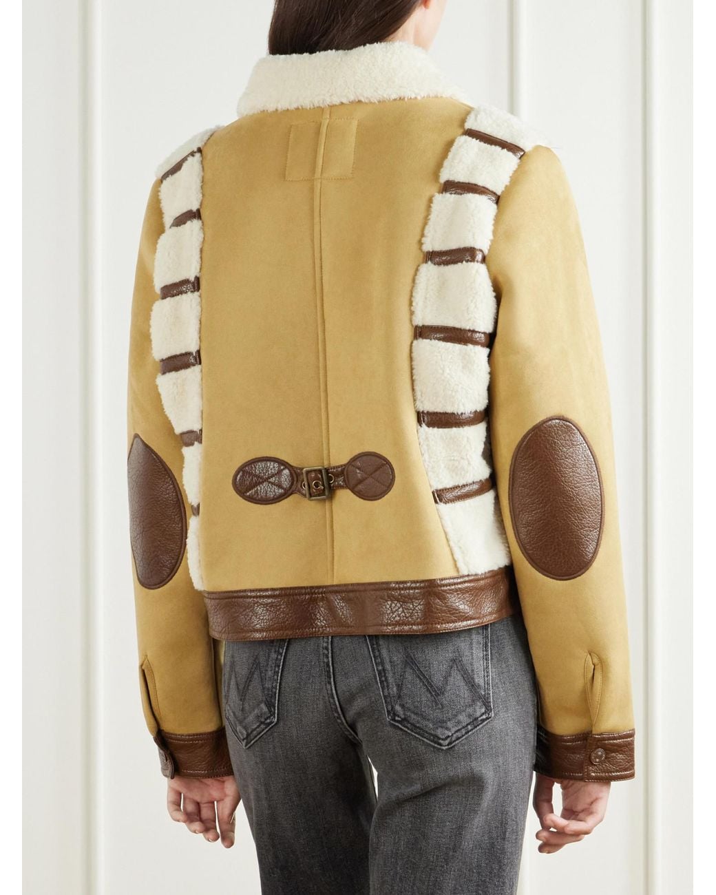 Mother Metallic Cropped Puffer Jacket