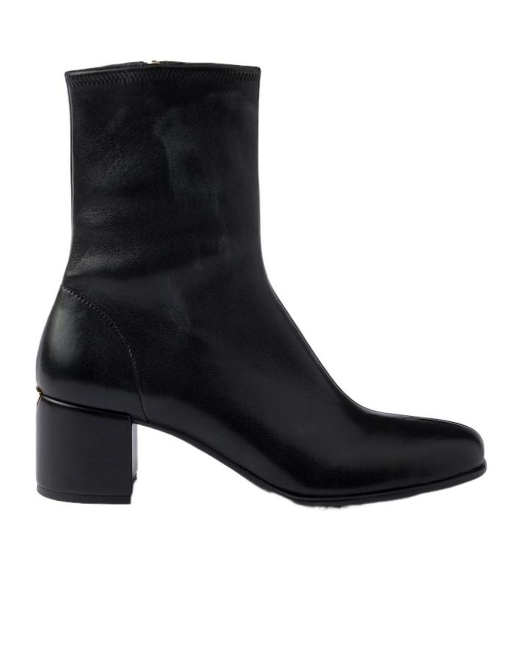 Prada Black Stretch Nappa Leather Booties