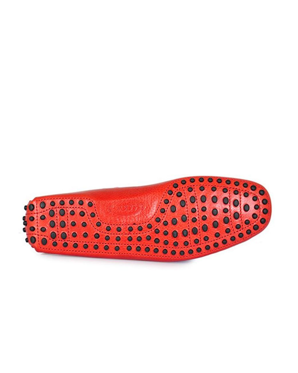 Tod's Red Logo Business Casual Shoes for men