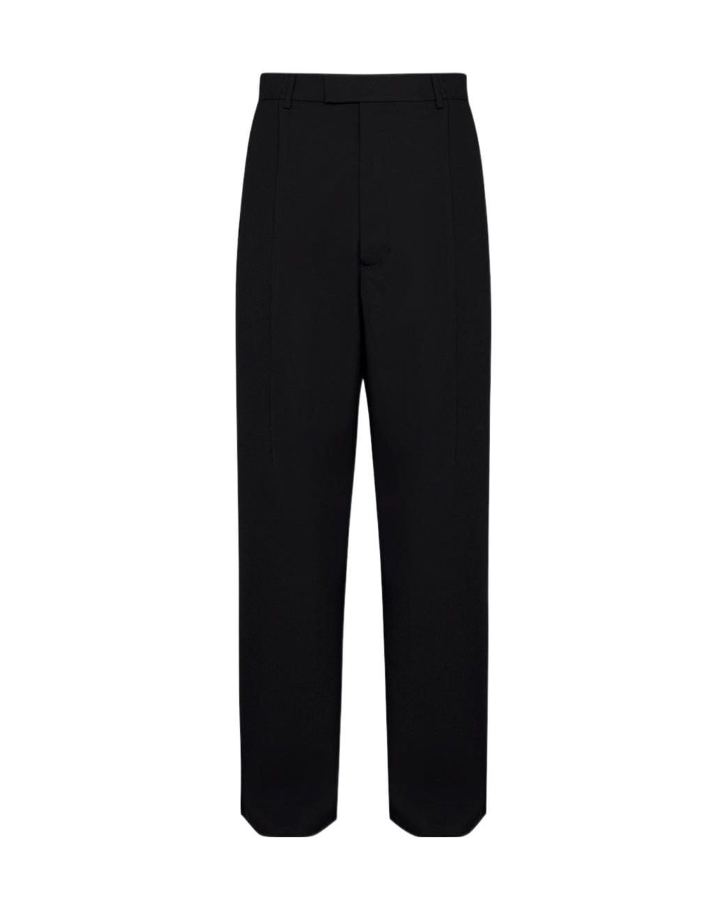 Vetements Black Casual Pants With Belt Loops for men