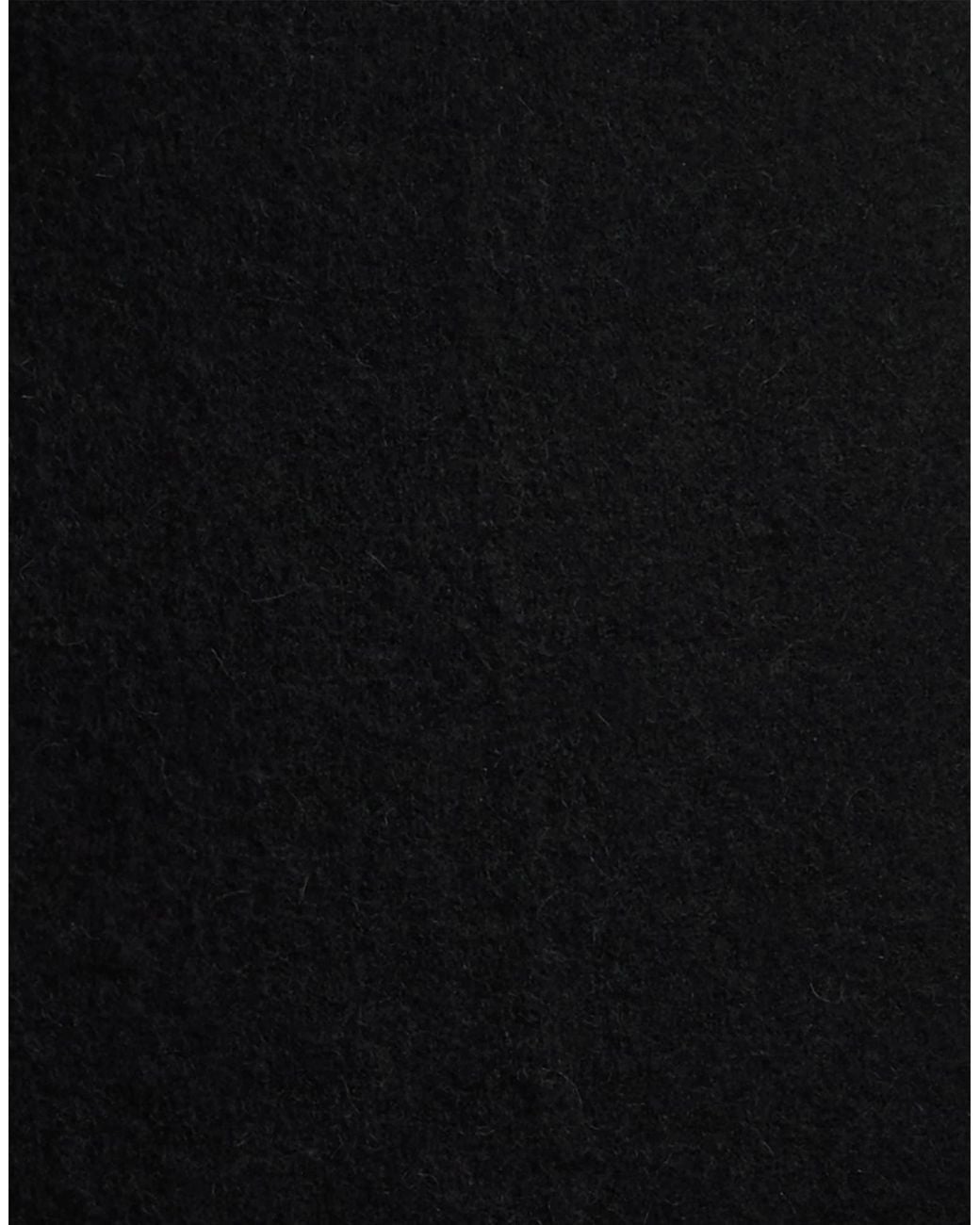 Rick Owens Black Solid-Colored Long-Sleeve Knit Top