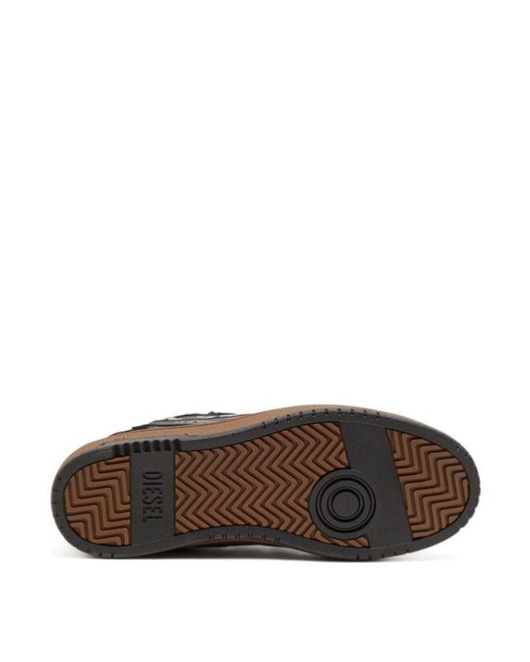 DIESEL Black S-Ukiyo Logo-Printed Touch-Strap Sneakers for men