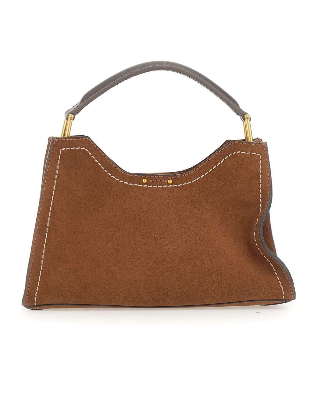 Gianni Chiarini Brown Aurora Suede Shoulder Bag