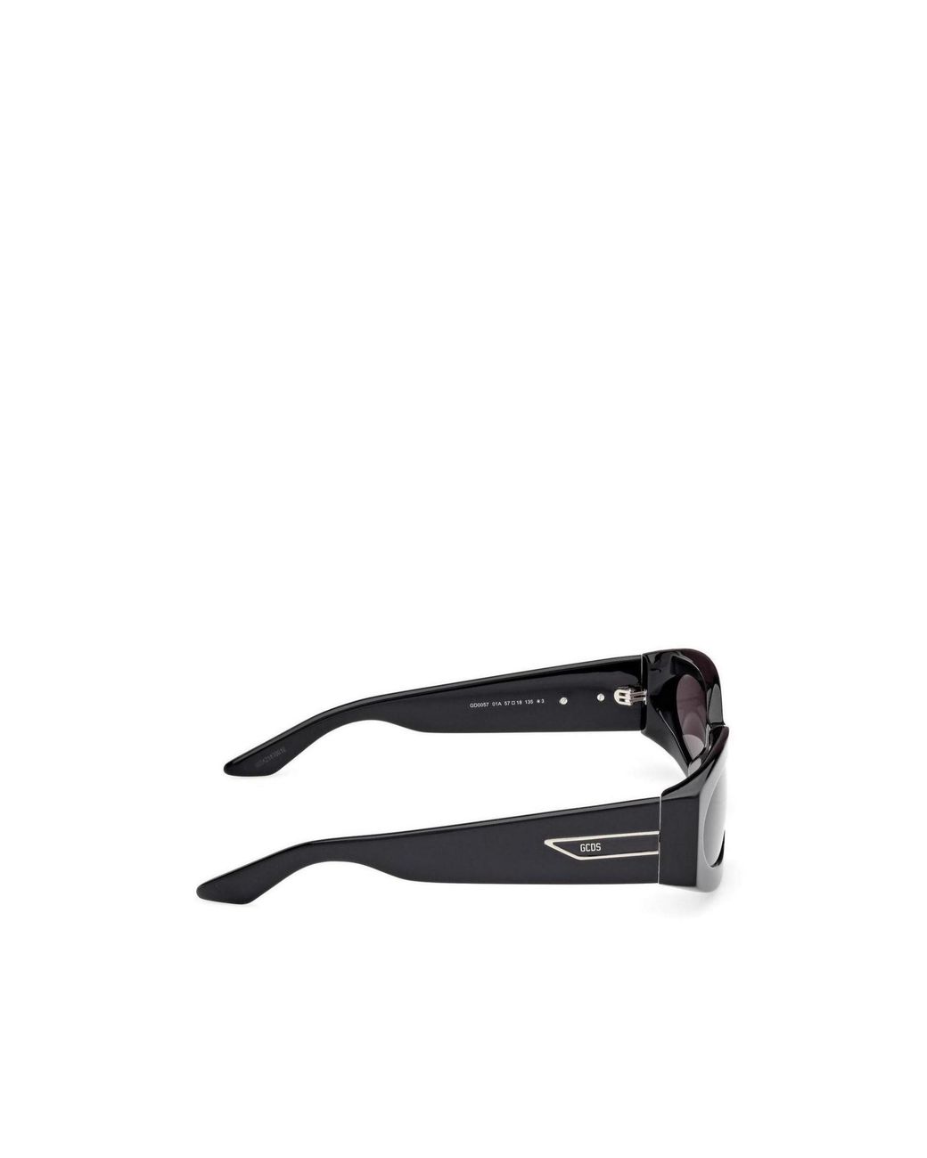 Gcds White Logo Temple Sunglasses for men