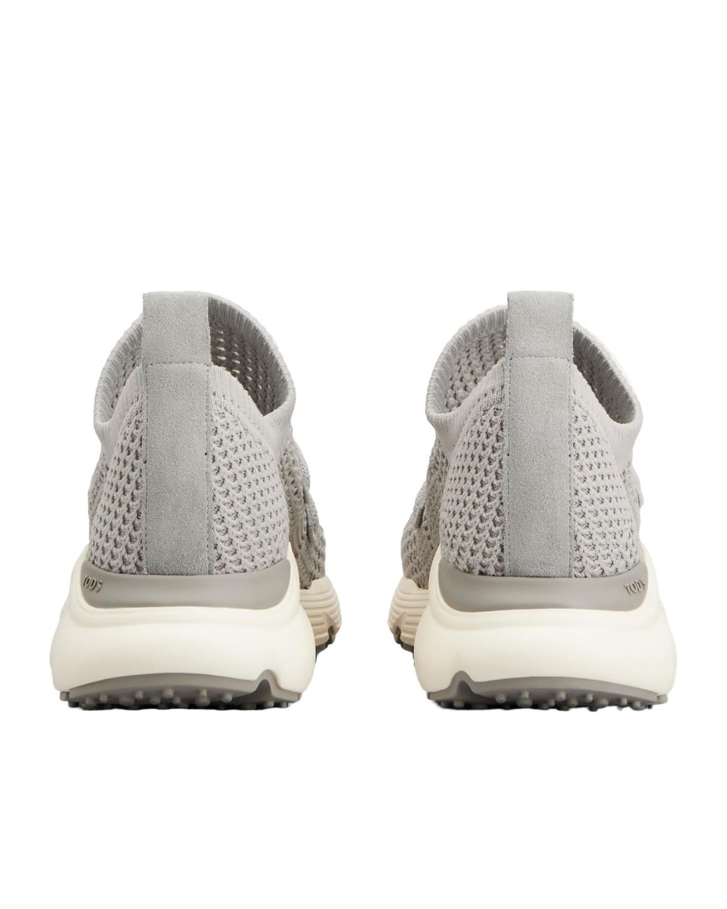Tod's White Round-Toe Sneakers