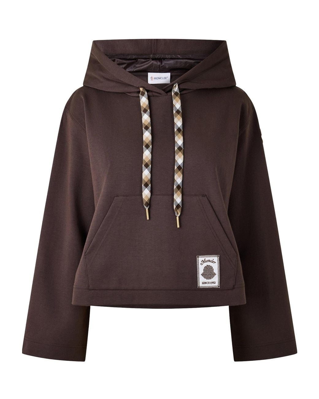 Moncler Brown Logo Hoodie