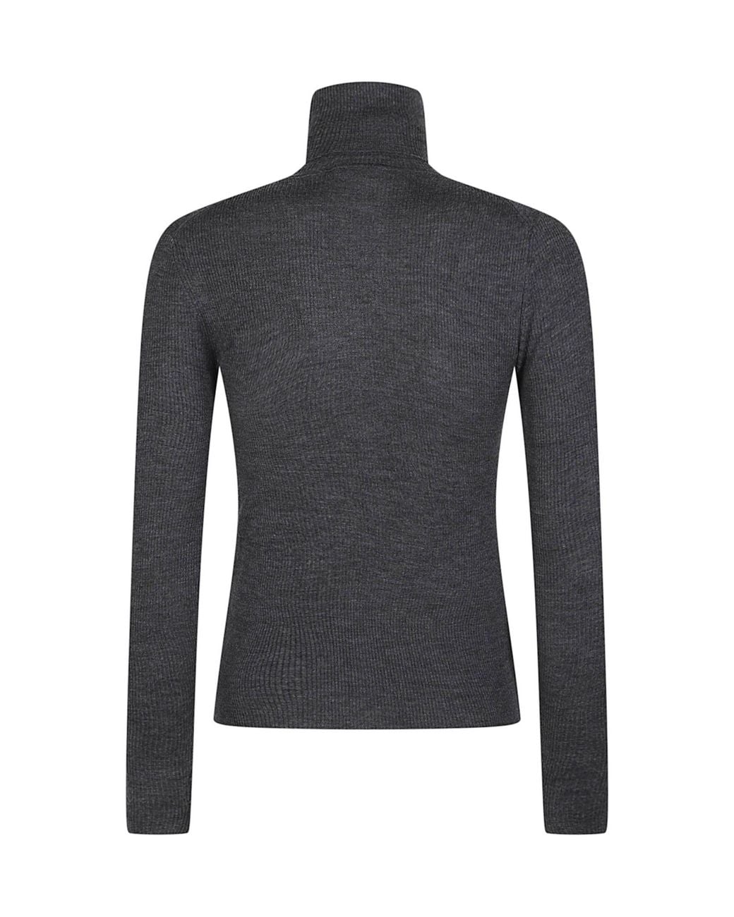 P.A.R.O.S.H. Black P.A.R.O..H. Ribbed Turtleneck Knitted Sweater
