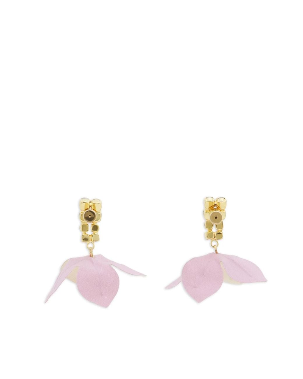 Marni White Flower Earrings