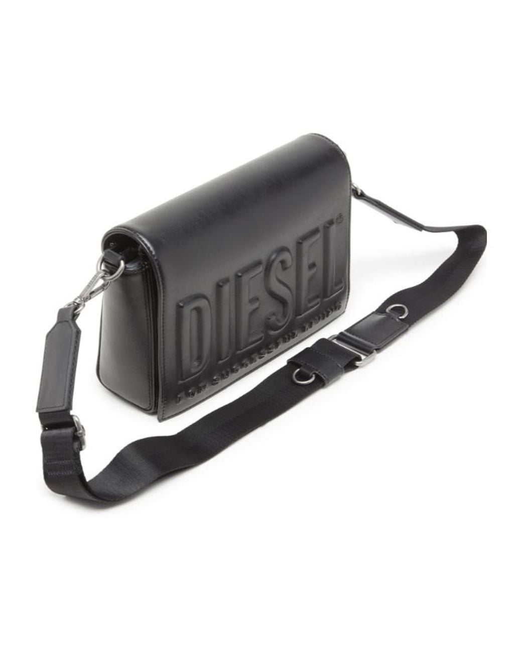 DIESEL Black 3D Shoulder Bag