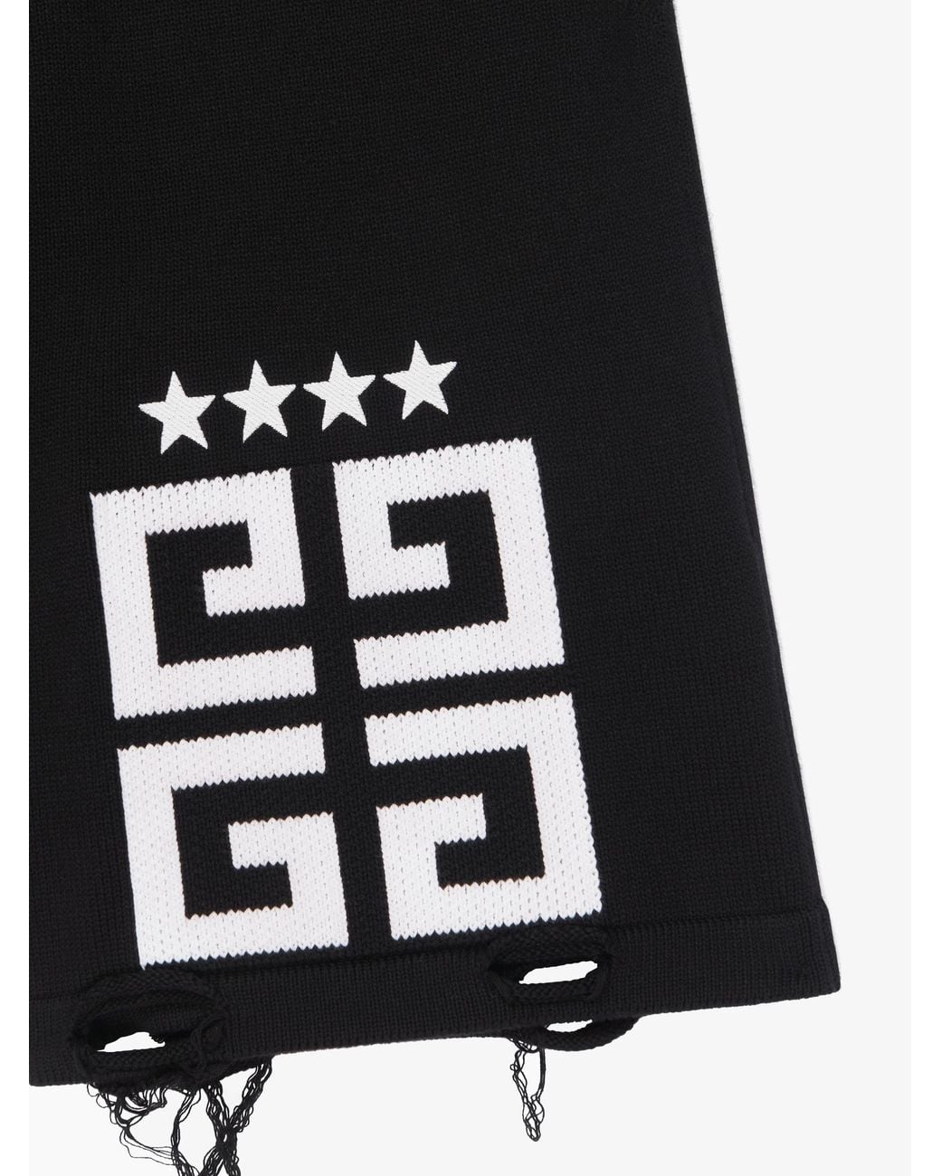 Givenchy Black 4G Stars Bermuda Shorts for men