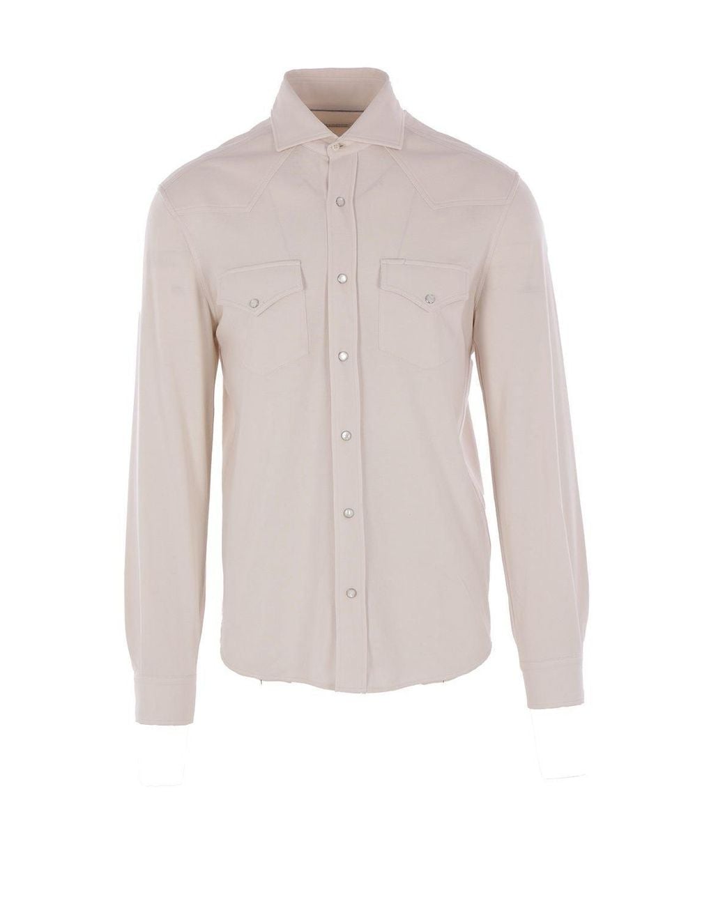 Brunello Cucinelli White Shirts for men