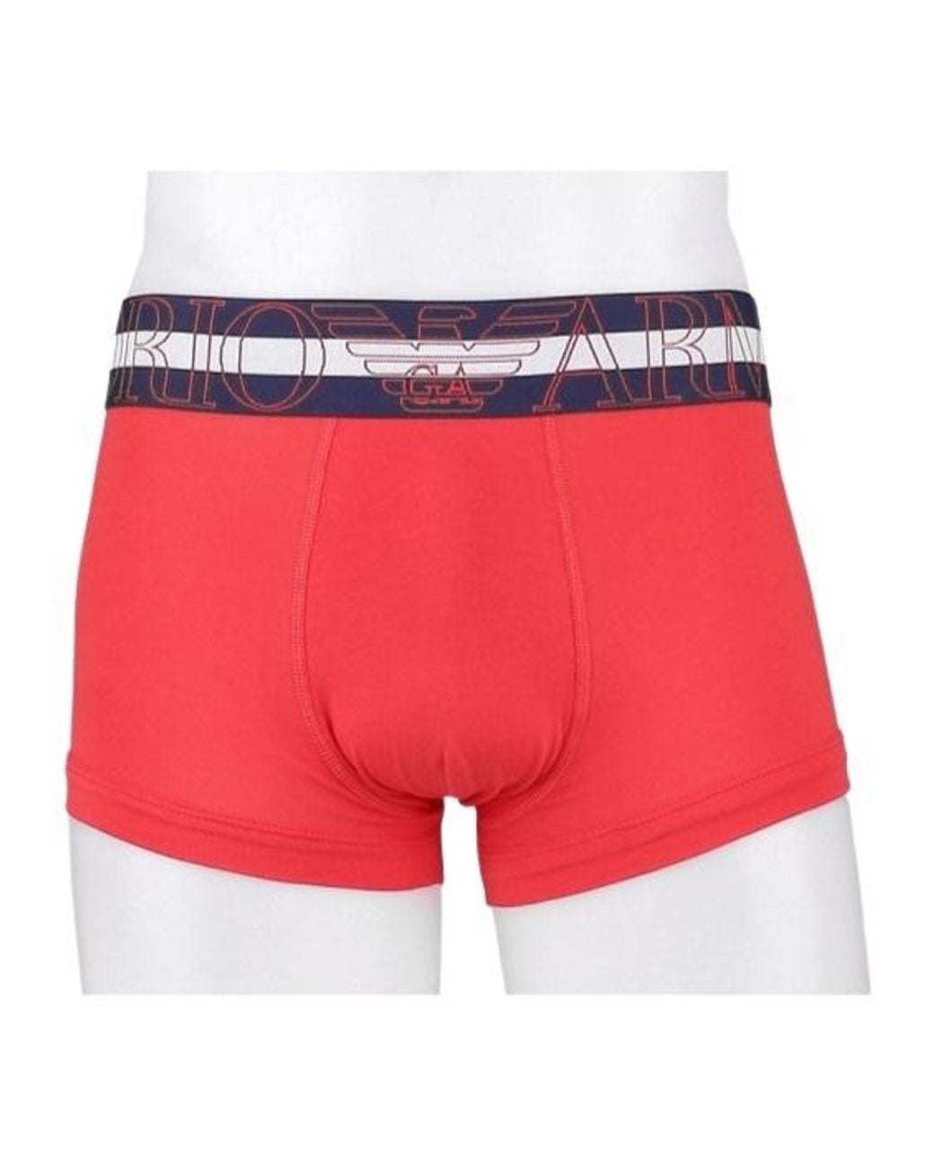 Emporio Armani Red Logo Underwear for men