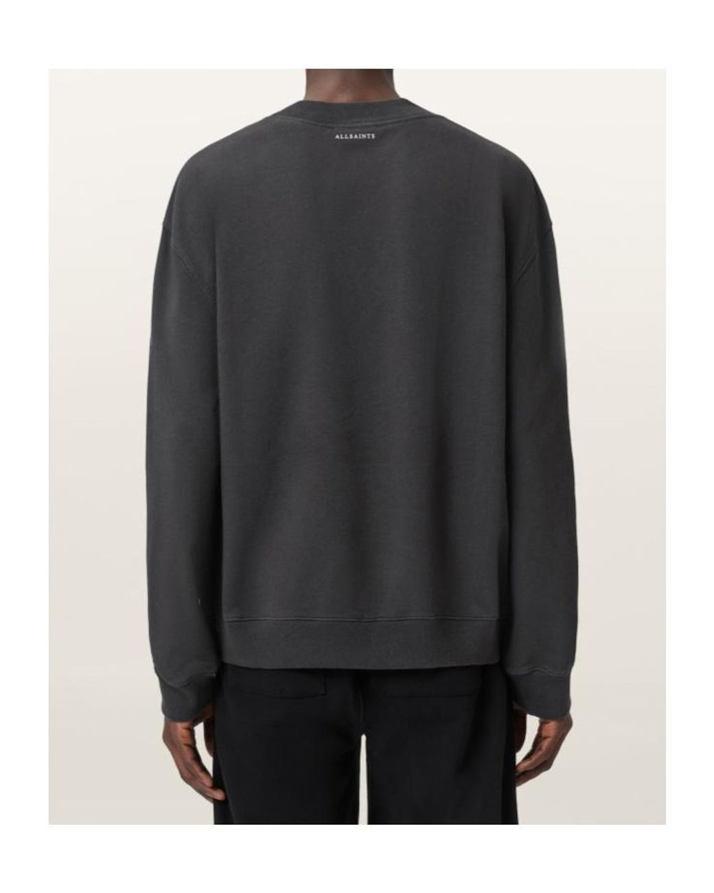 AllSaints Gray Icon Crew for men